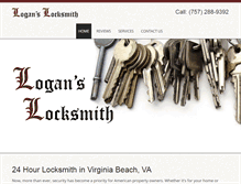 Tablet Screenshot of loganslocksmith.com
